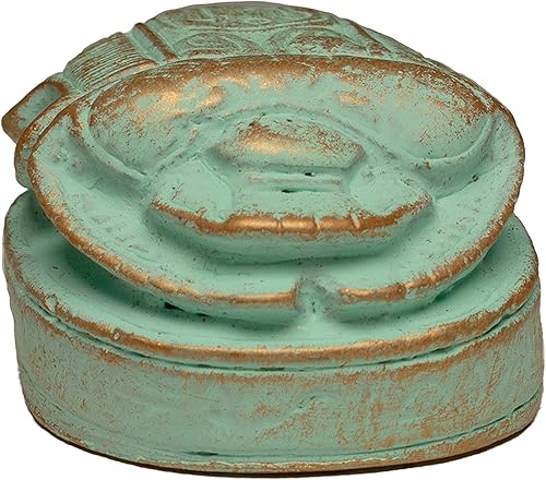 Miniatura 8 de Discoveries Egyptian Imports - Pisapapeles de escarabajo de pátina - Tamaño de 2" - Hecho en Egipto