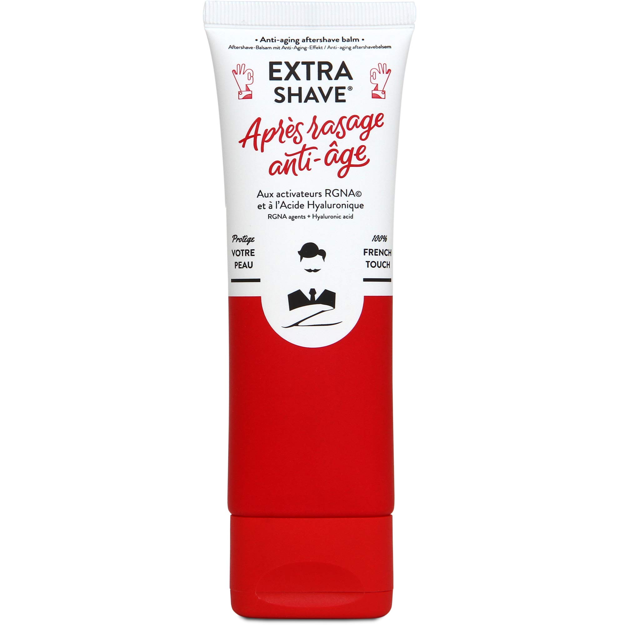 Kit de Rasage Lotion Avant-Rasage 75mL Crème de Rasage 100mL Baume Après-Rasage Anti-Age 75mL