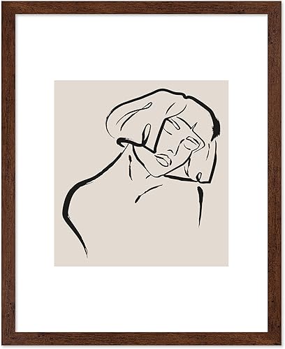 Miniatura 32 de Monem Art - Póster de formas aleatorias, impresión geométrica retro, arte abstracto, arte moderno de mediados de siglo, arte en blanco y negro, arte