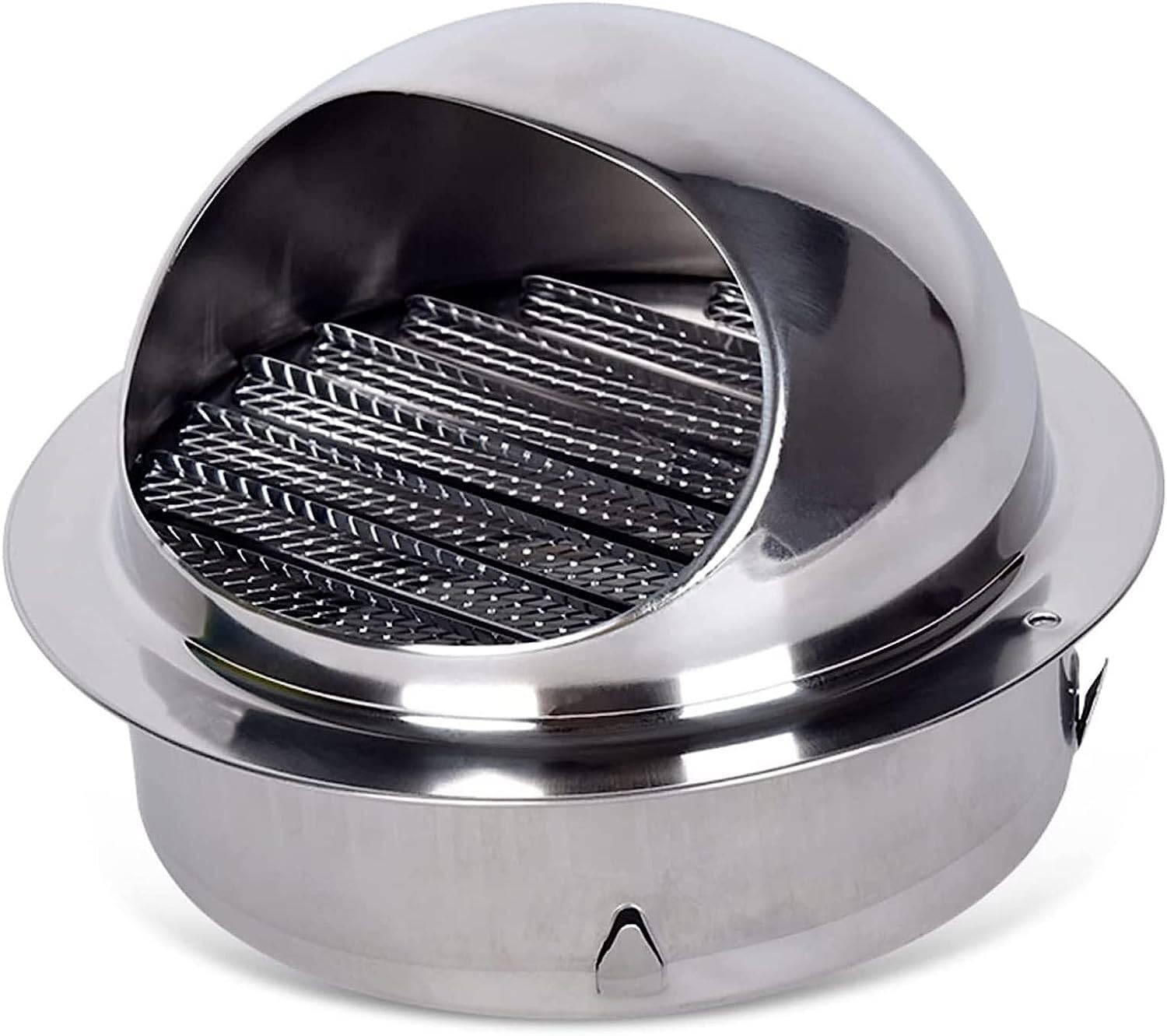 Amazon.com: Smooth Exhaust Grille Wall Air Soffit Vents Easy to Install,  with Screen Mesh Dryer Vent Cap, Stainless Steel Air Outlet Vents Round  Louver Grille Cover 23.6.14 (Size : 150mm/5.9in) : Appliances