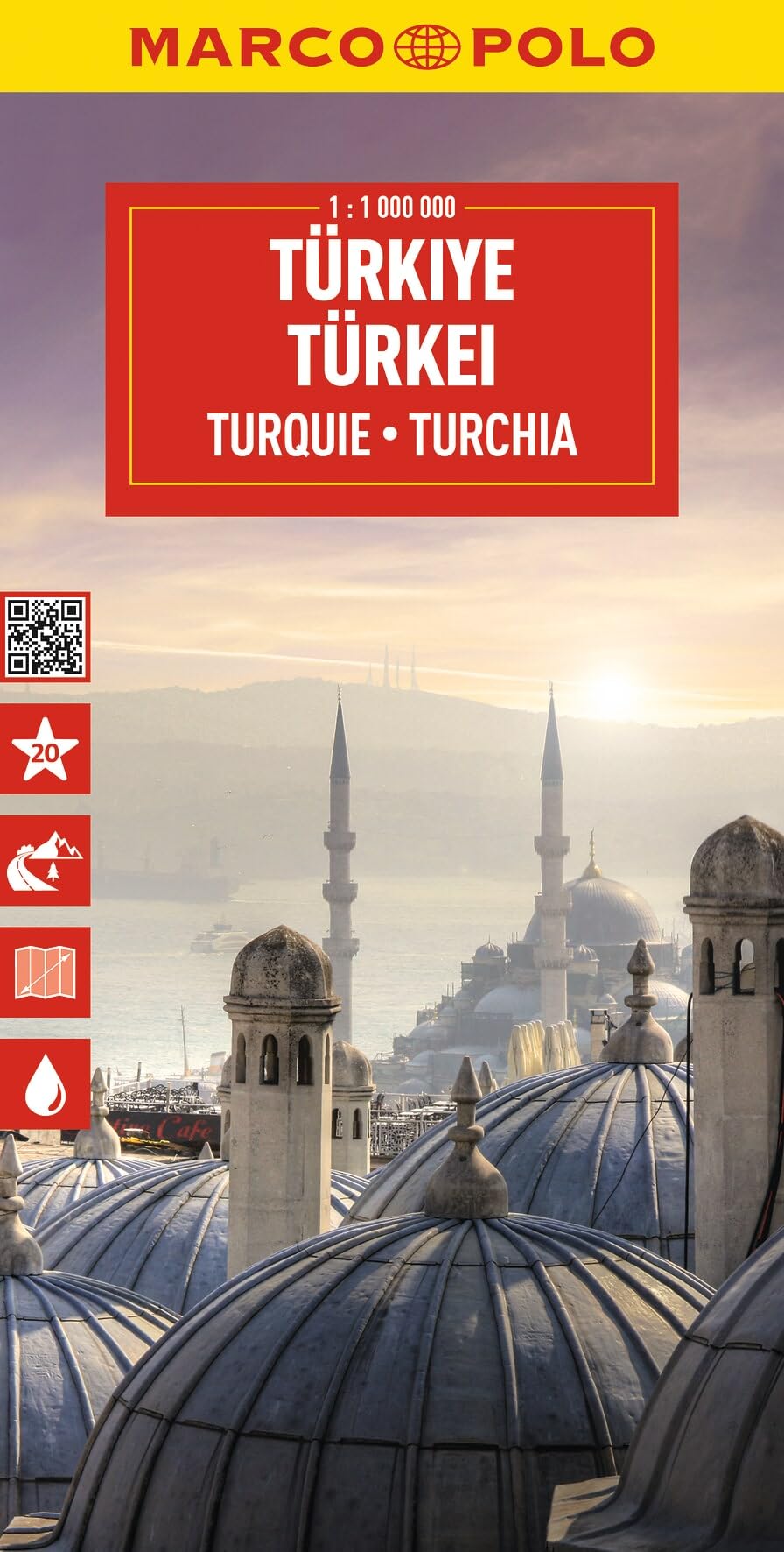 Turkey / Türkiye Marco Polo Map: 1:1000000 (Marco Polo Maps): Marco Polo Highlights