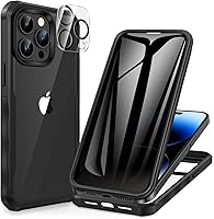 Vista 40 de CENHUFO Funda de privacidad para iPhone SE 2022 3ª / iPhone SE 2020 2ª / iPhone 8/7, funda de cuerpo completo con protector de pantalla de vidrio