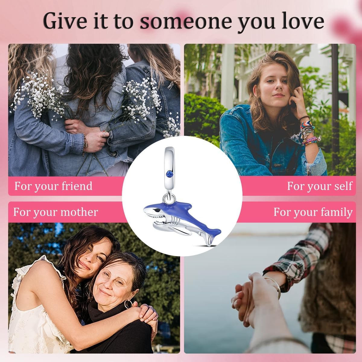 Sea Turtle 925 Sterling Silver Charms for Bracelets and Necklace Dangle Pendants Starfish Seashell Dolphin Shark Mermaid Bead Jewelry Present for Women Family Friends - Image 5