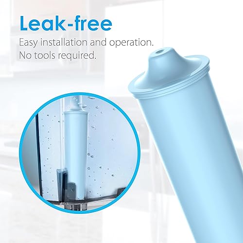 Miniatura 6 de Waterdrop Filtro de café, repuesto para filtro Jura ClearylClaris Blue Capresso Clearyl para máquina de café, filtro de agua, certificado TÜV SÜD, 6