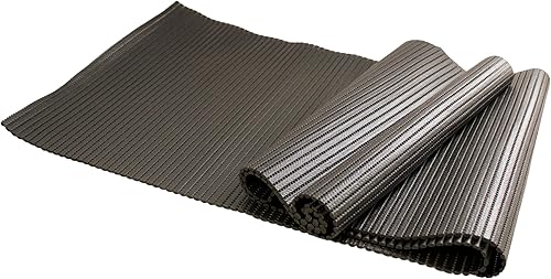 Miniatura 3 de Dependable Industries - Tapete antideslizante de grado profesional resistente  Revestimiento para estantes y cajones de 18 x 78.75 pulgadas  Recorte