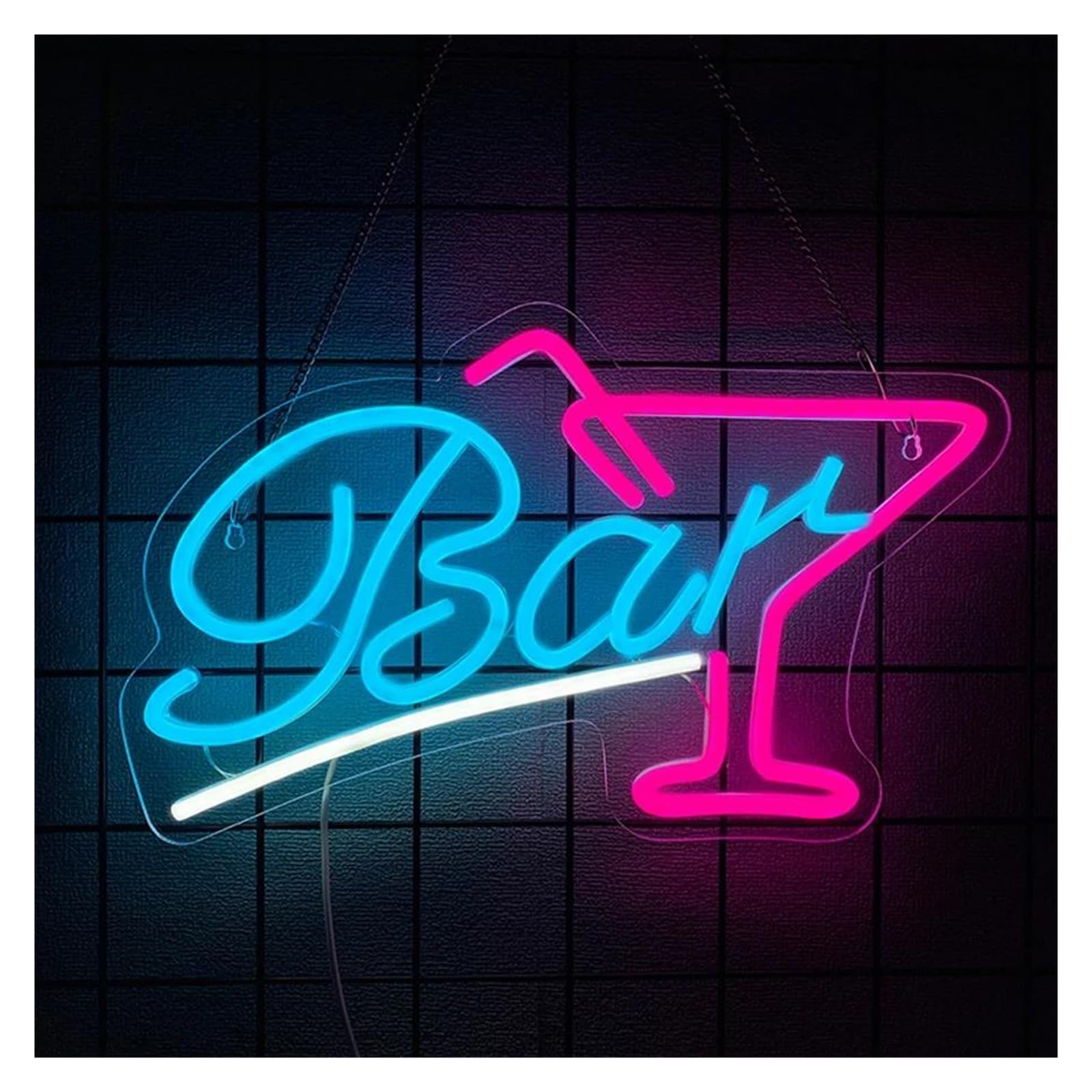 SHOUXI Sign Lamp Bar Neon Sign Light Dimmable USB Powered for Bistro Club Beer Birthday Party Home Wall Decor 38cmx23.5cm