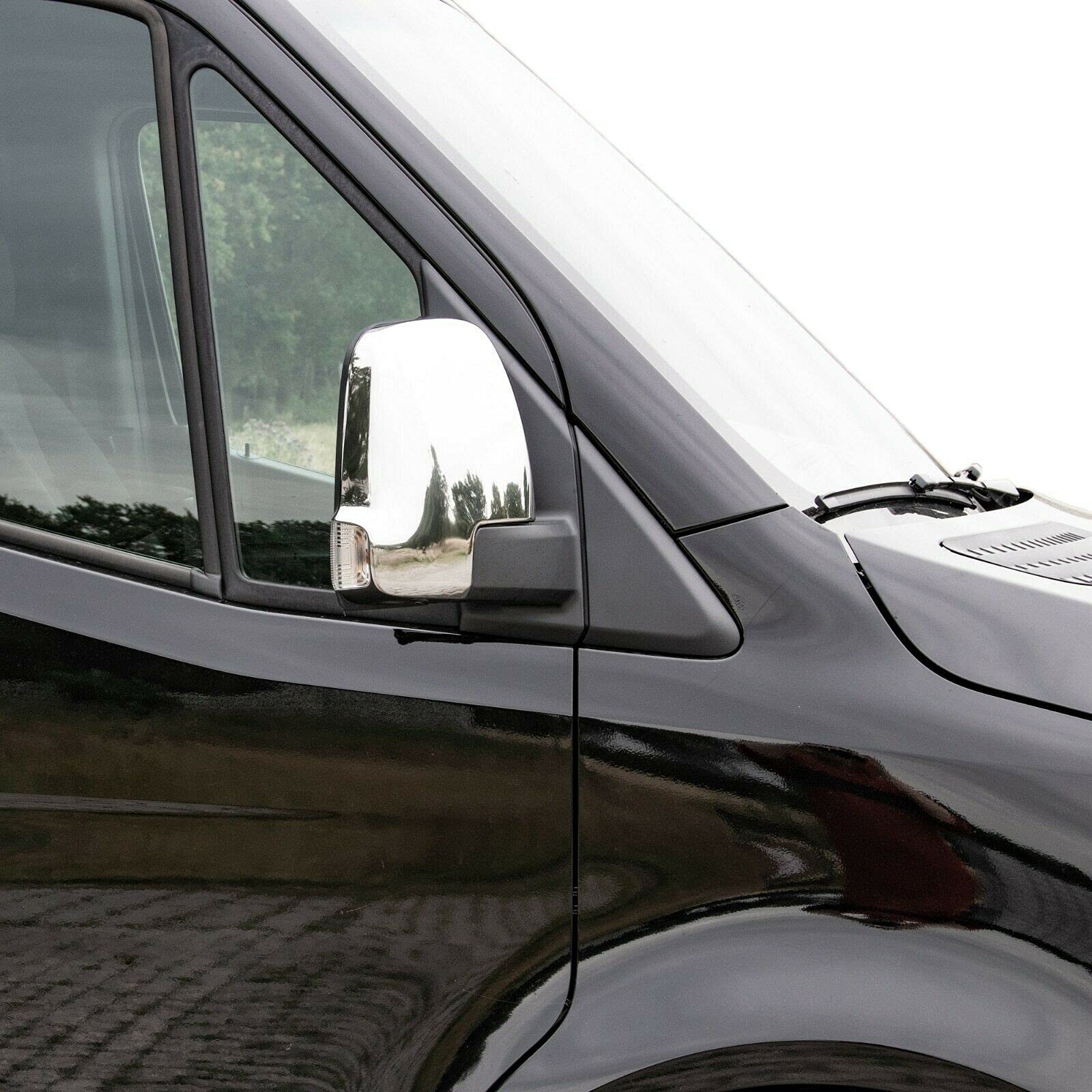 Edelstahl Spiegelkappen Chrom passend für Mercedes Sprinter W907, W910 | ab 2018>