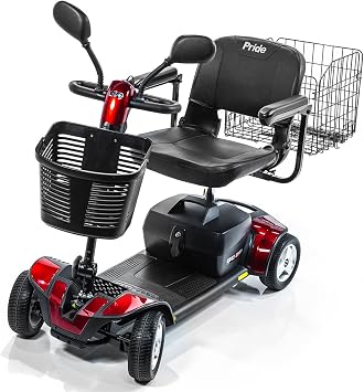 Pride Mobility Go-Go Sport 4-wheel Travel Pride Electric Scooter+ Rear Basket