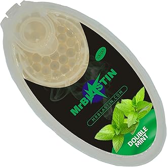 100 pcs Double Mint Crushballs for Cigarette Filters Insertion, Many Flavours Available, Menthol Mint Crush Balls, Flavoured Capsules. Click on Inserts Beads (Double Mint)