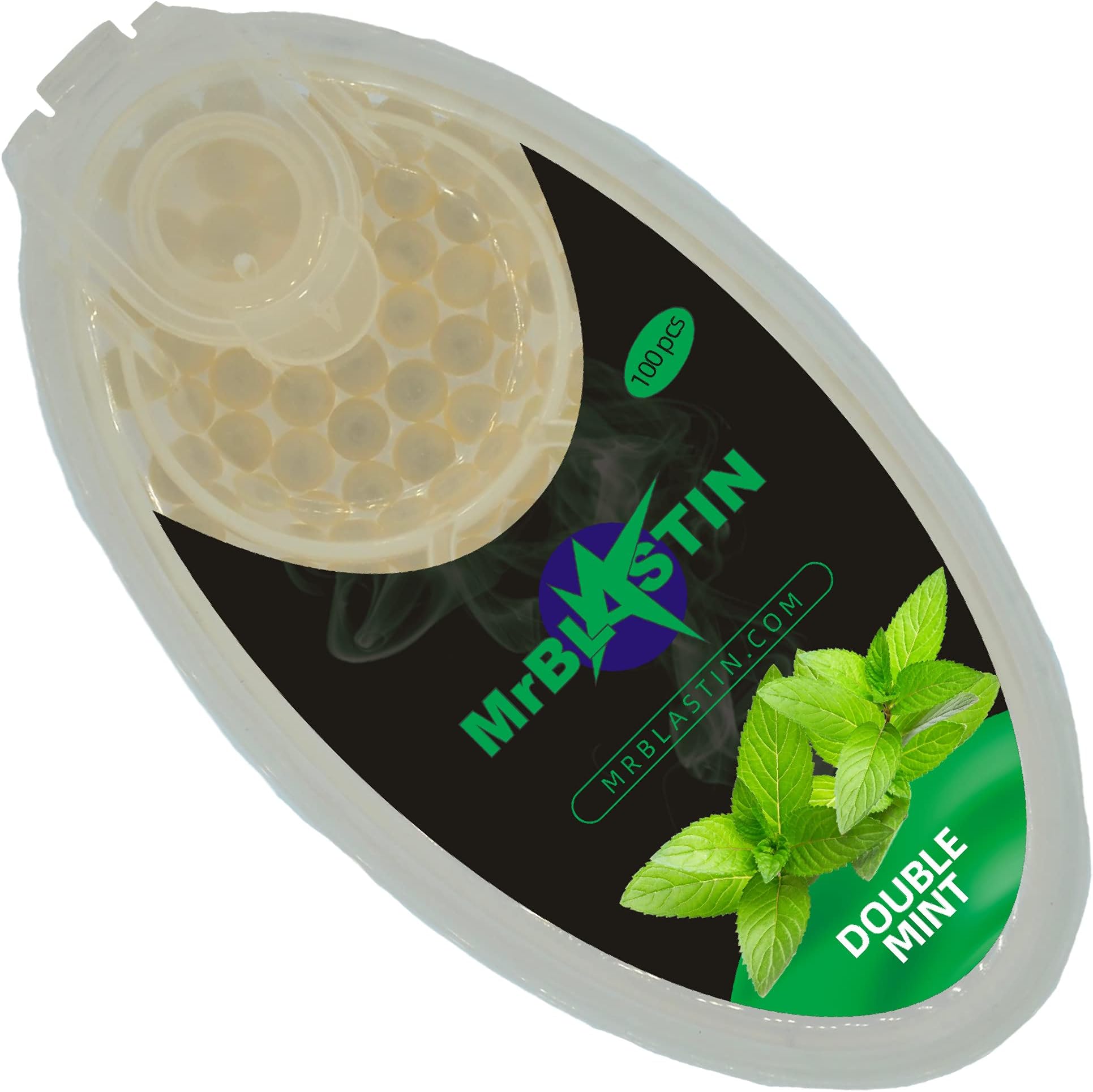 100 pcs Double Mint Crushballs for Cigarette Filters Insertion, Many Flavours Available, Menthol Mint Crush Balls, Flavoured Capsules. Click on Inserts Beads (Double Mint)