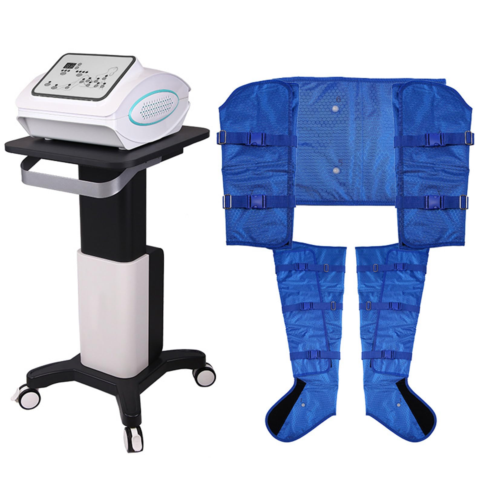 Luftkompressions-Massagegerät, Luftmassagegerät Lymphgerät Lymphdrainage Massagegerät Unterdruckmassagegerät Luftkompression Massagegerät Pressotherapie Lymphgerät 350W