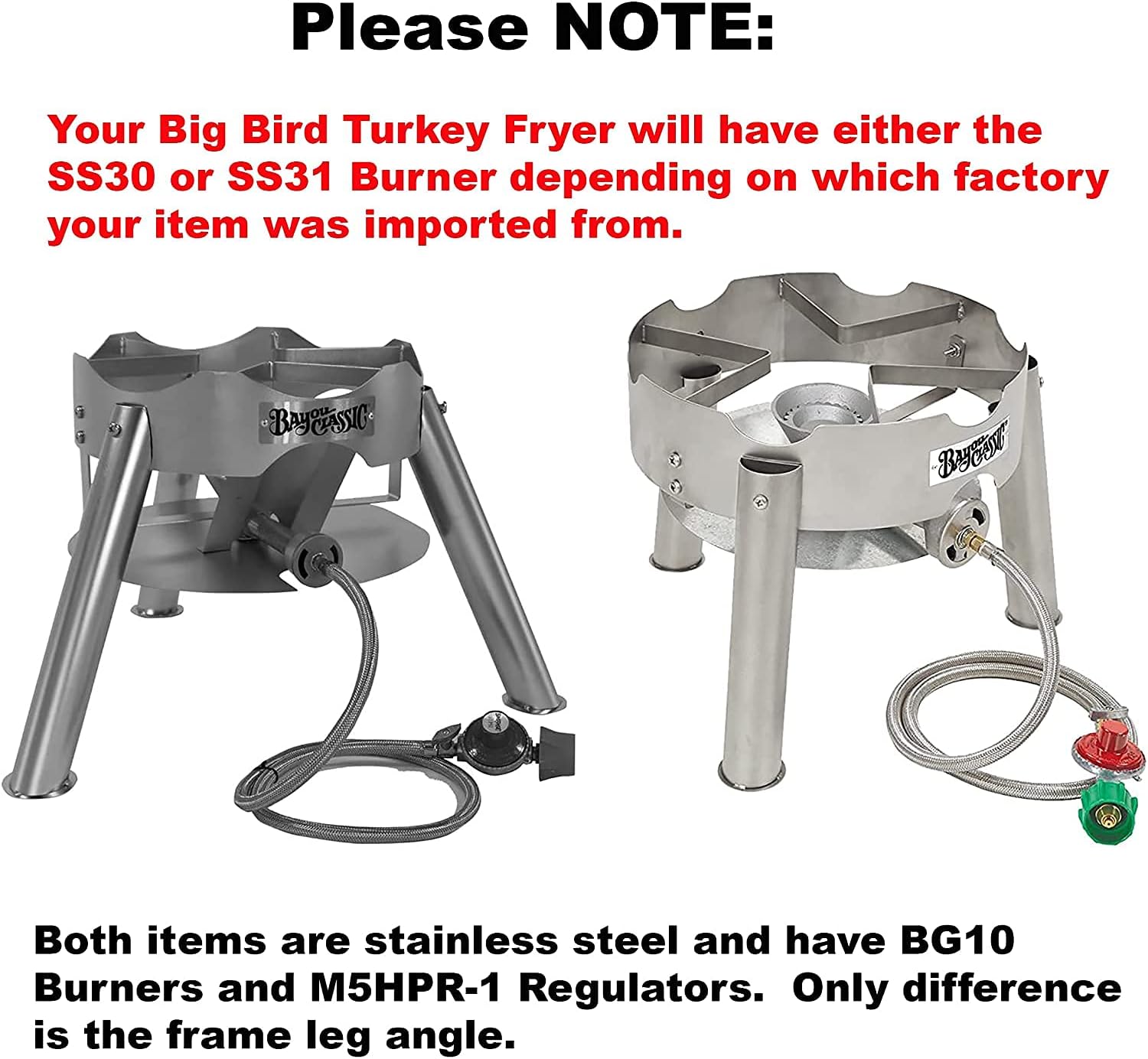 Turkey Fryer TOP OF THE LINE Stainless Steel 44 Quart (11 Gallon) Oversized Complete Deep Fry Kit For Turkeys Up to 13.5” in Diameter Everything is Included For a Fantastic Thanksgiving or Holiday Season Get Together INCLUDES: Stockpot Burner Basket Lid Poultry Rack Injector Glove Thermometer