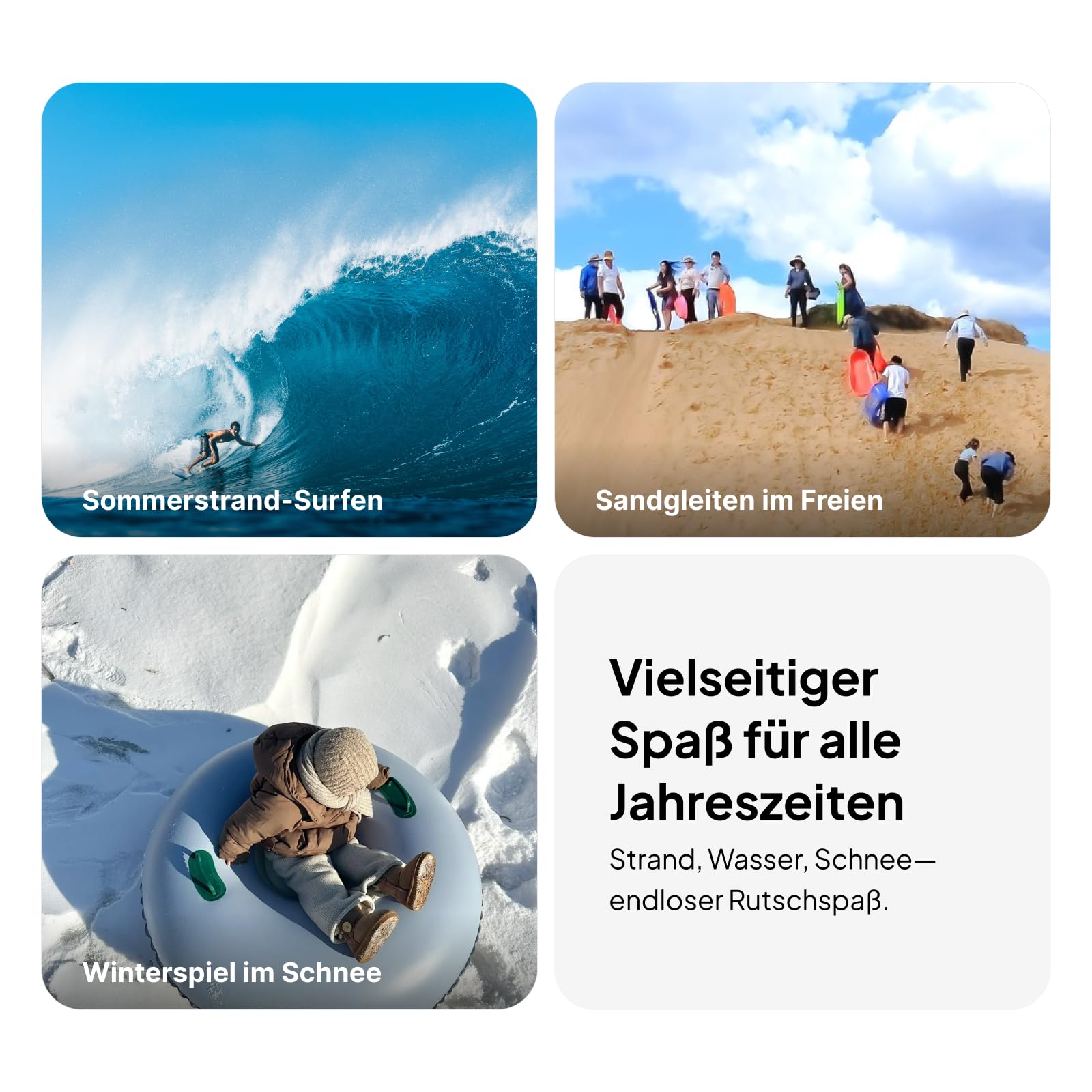 Skimboard für Kinder, kleines Surfbrett für Jungen und Mädchen, leichtes Spielwasser-Sandbrett, praktisches Skimboard aus Holz, Surfbrett
