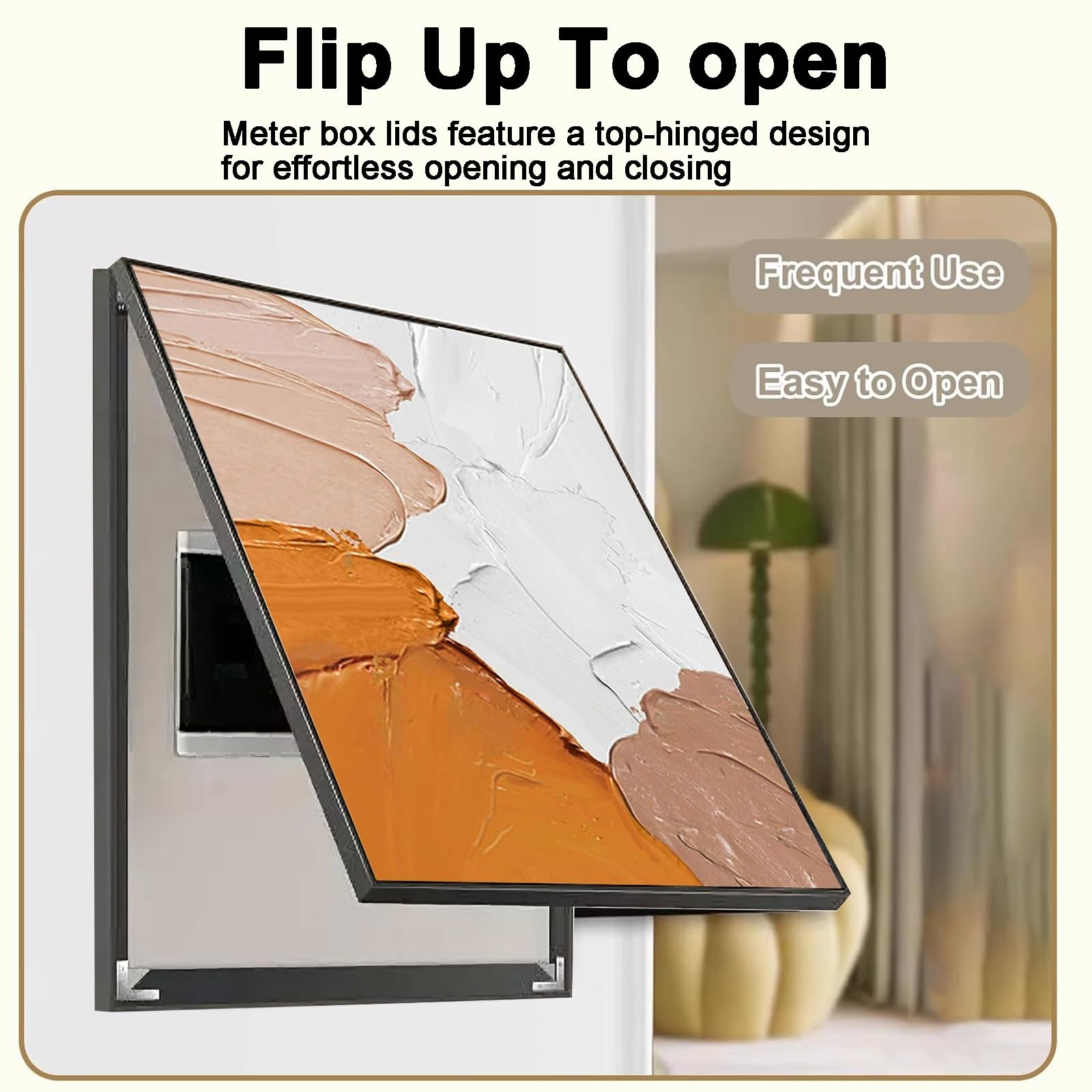 Gold-E Decorative Cover for Electrical Box 50x70cm,Gold-F,45X55CM/17.7x21.6in