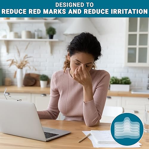 Miniatura 2 de Paquete de 10 almohadillas nasales de gel CPAP - Almohadillas nasales para máscara CPAP - Suministros CPAP para máquina CPAP - Cojines CPAP