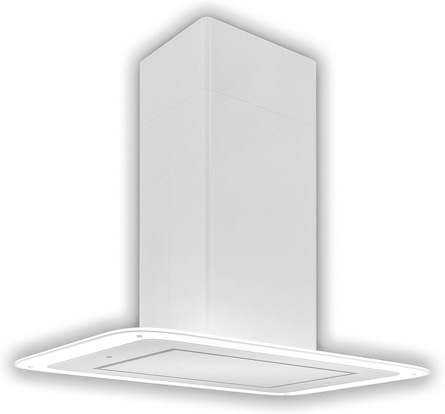 Futuro Futuro Island-mount Range Hood 40" 940-CFM | Vittoria | Slim Contemporary Kitchen Vent Hood | Modern Italian Exhaust Hood | Ultra-Quiet, with Blower