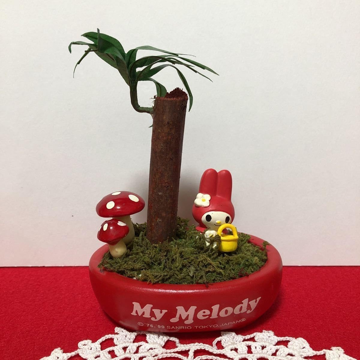 Amazon.co.jp: マイメロディマイメロ植木盆栽BONSAI置物 フィギュア