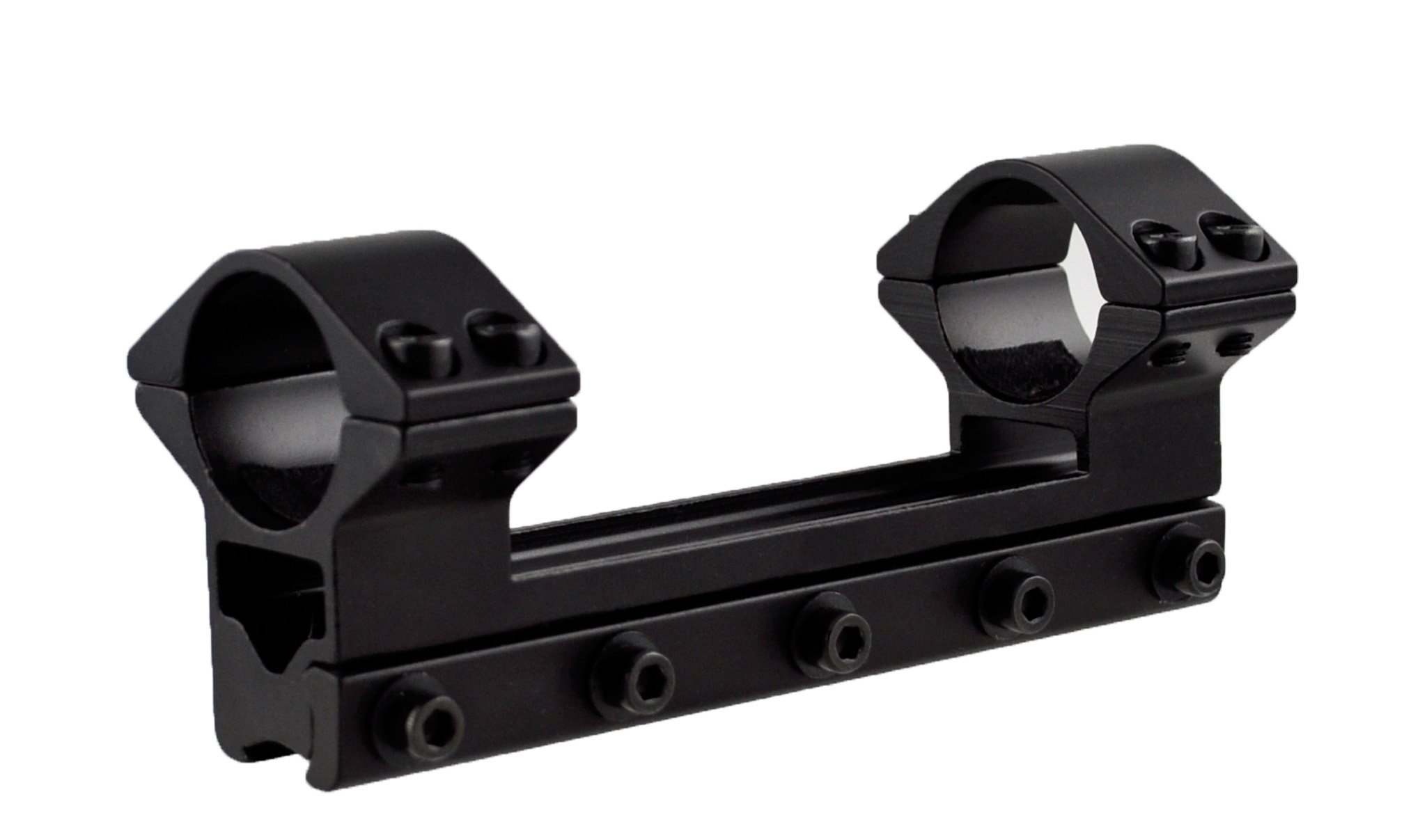 Instapark Riflescope Mount for Magnum Airgun High Profile 1 inch One Piece with Dual Rings Lock Down Multi-Bolt 5 Screw Scope Mount with Stop Pin