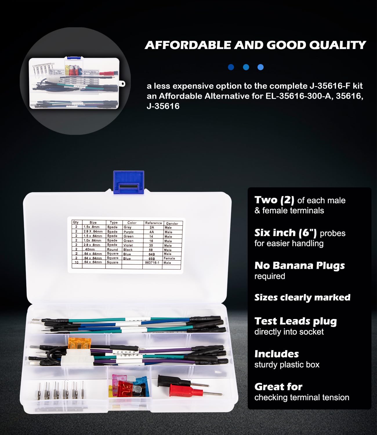 TP-300-A Terminal Test Probe Kit for GM Vehicles, J-35616 Replacement Tool — Amazon image 7