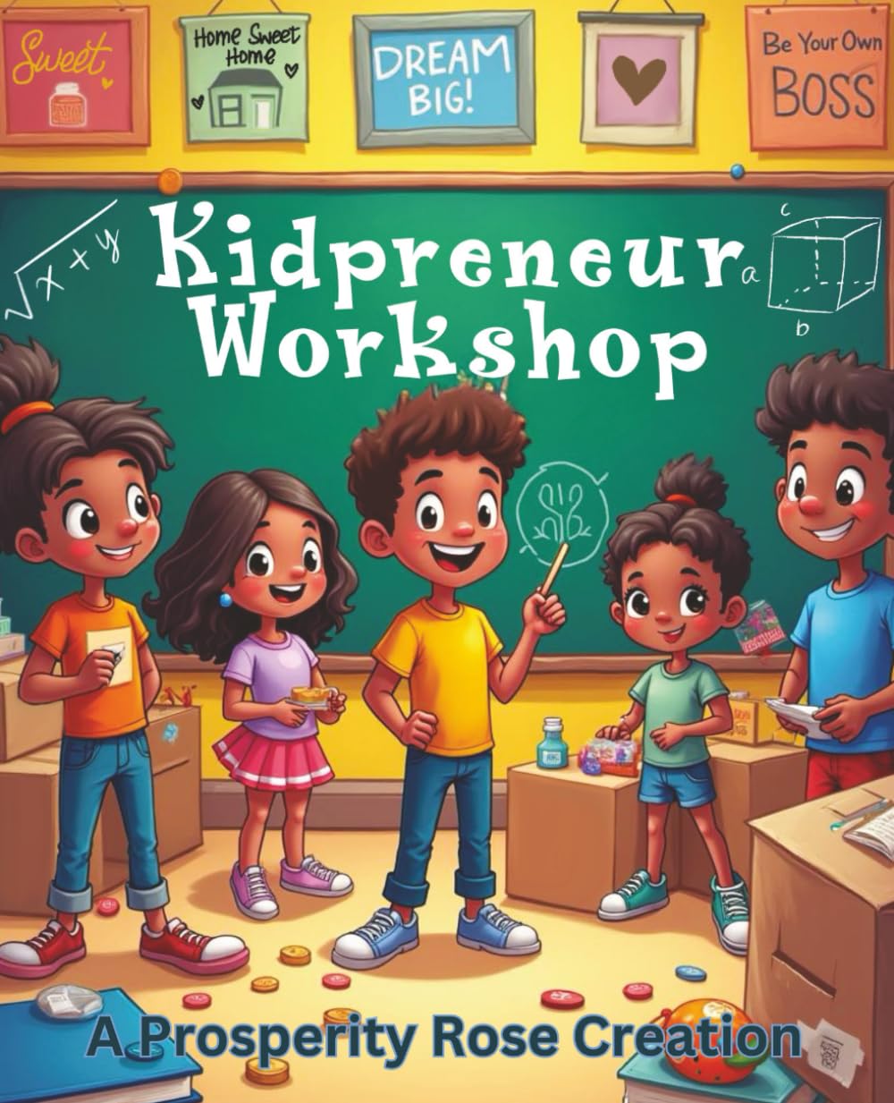 Kidpreneur Workshop | The Young Entrepreneur's Starter Kit: 10 Real Businesses Kids Can Start Today (Ages 7-17)      Paperback – Large Print, June 1, 2025