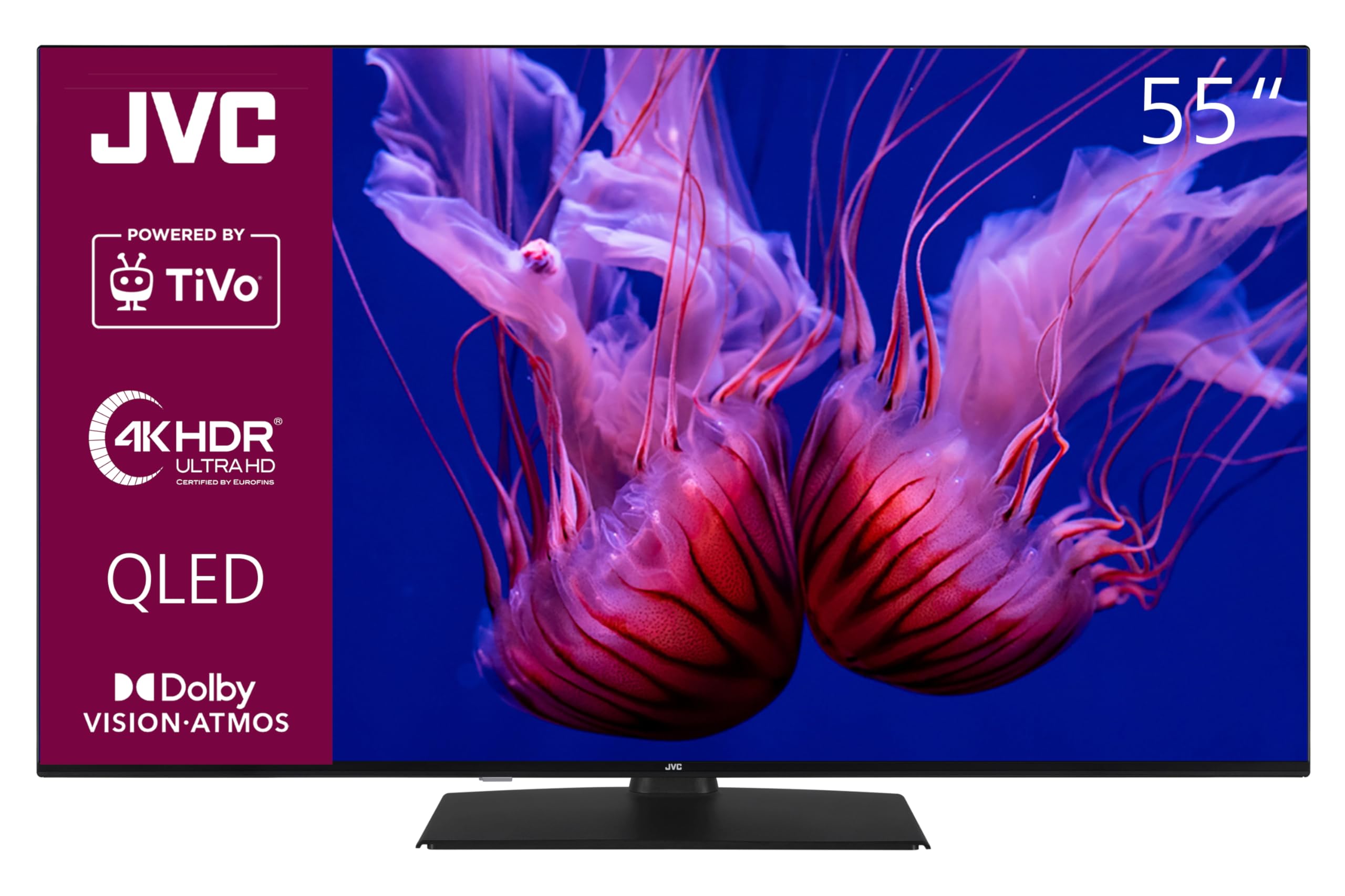 JVC QLED Fernseher 55 Zoll Smart TV powered by TiVo (LT-55VUQ3455)