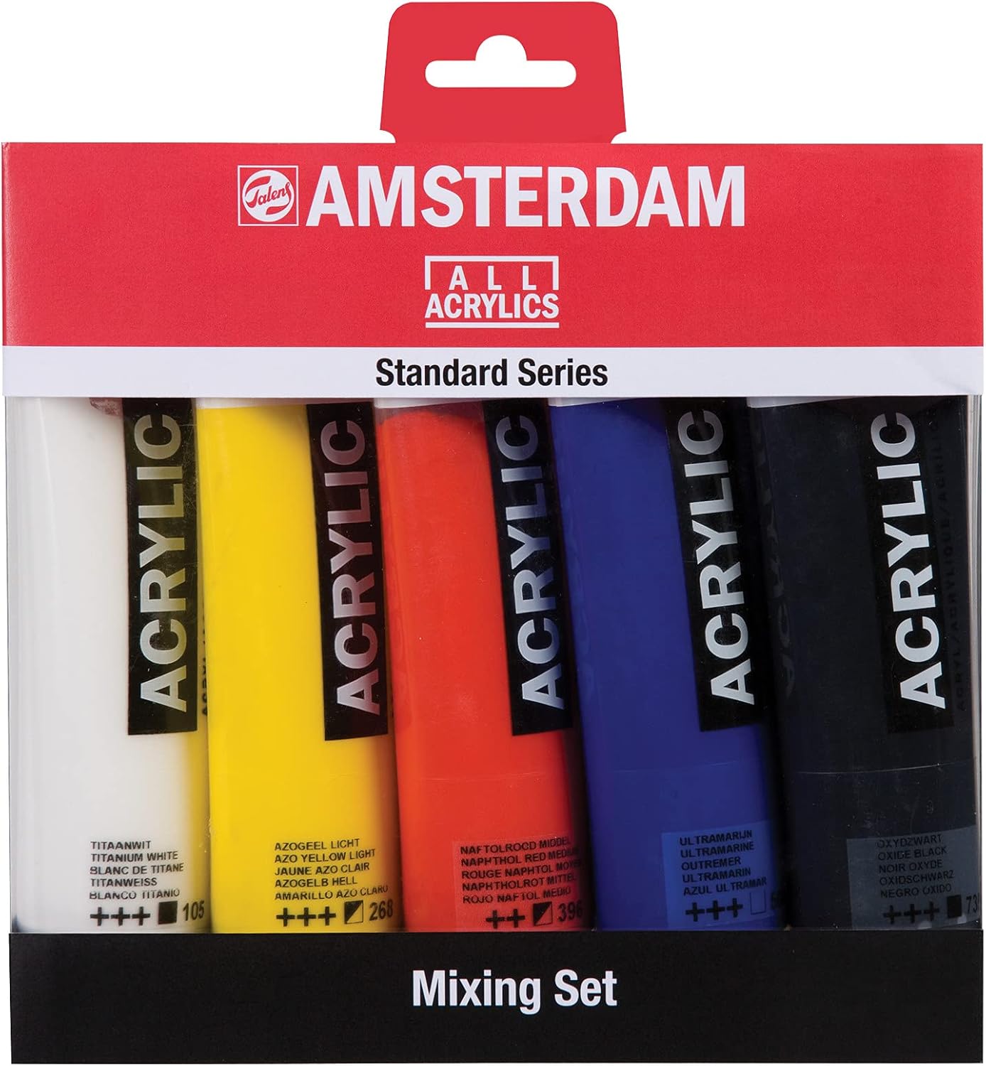 Amsterdam Acrylic Standard Series Paint Set 5x120ml Mixing