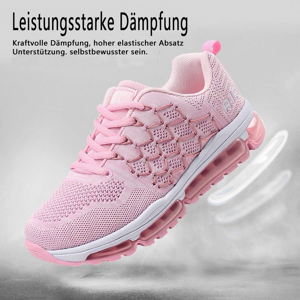 Uomo Donna Air Scarpe da Ginnastica Corsa Sportive Fitness Running Sneakers Basse Interior Casual all'Aperto 34-46 EU