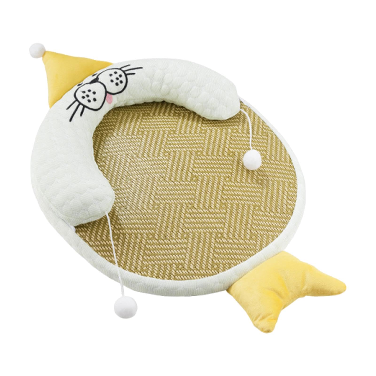 Panier pour chien soulageant la chaleur avec tapis amovible réutilisable