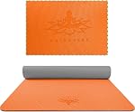 Hatha Yoga Extra Thick TPE Yoga Mat - 72"x 32" Thickness 1/2 Inch -Eco Friendly SGS Certified - With High Density Anti-Tear Exercise Bolster For Home Gym Travel & Floor Outside