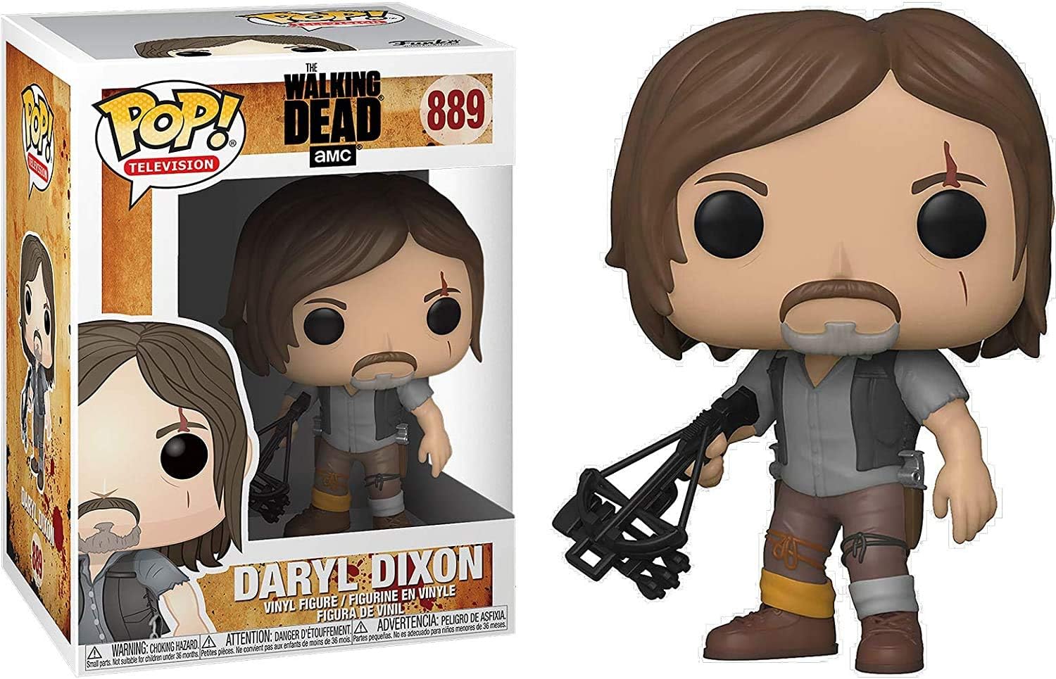 Crazy Clearance Daryl Dixon: Funk o Pop! TV Vinyl Figure Bundle with 1 Compatible 'ToysDiva' Graphic Protector (889 - 43531 - B)
