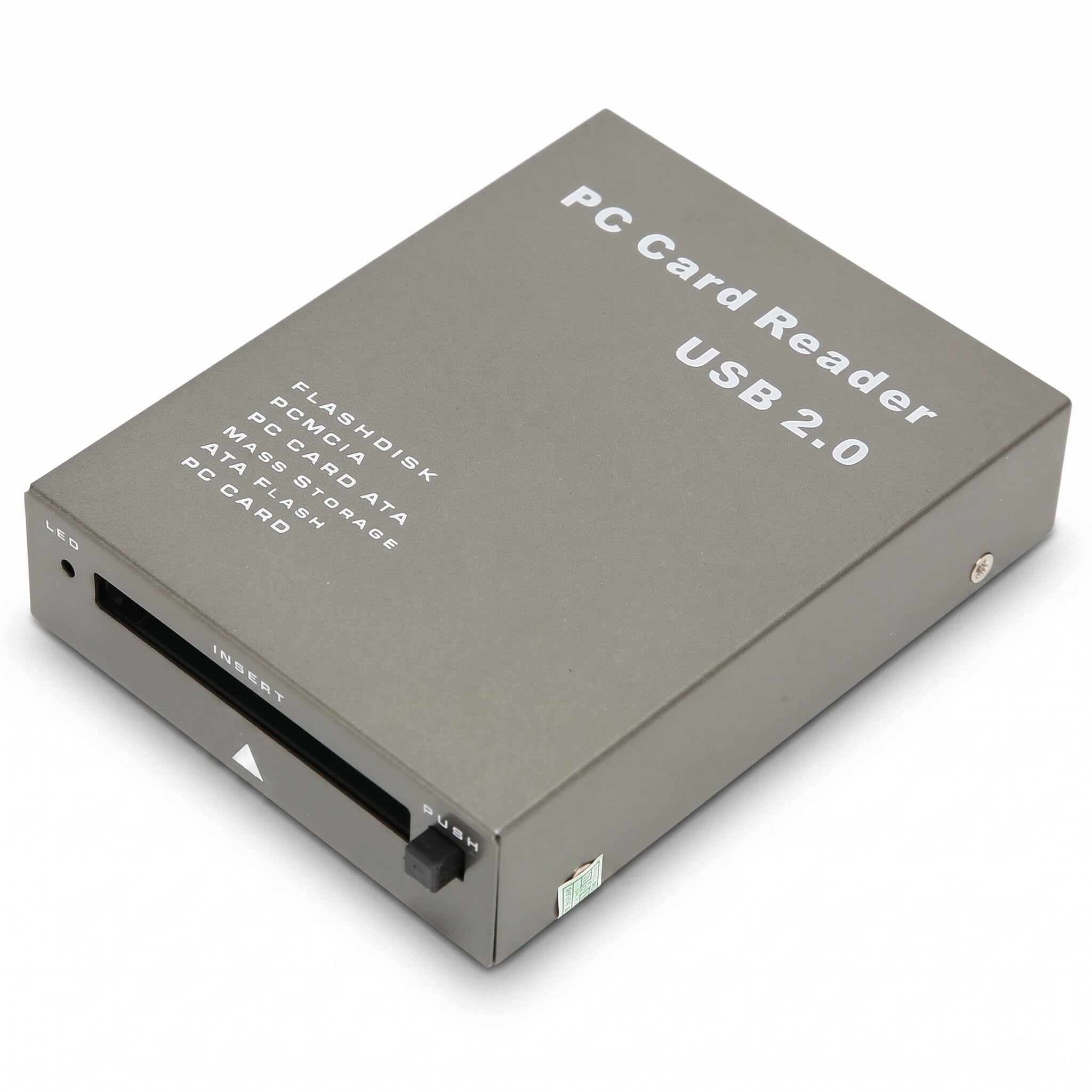 Zunate Lector de Tarjetas PCMCIA, 68 Pines USB2.0 ATa Flash PCMCIa PC Tarjeta de Memoria Lector Adaptador Convertidor