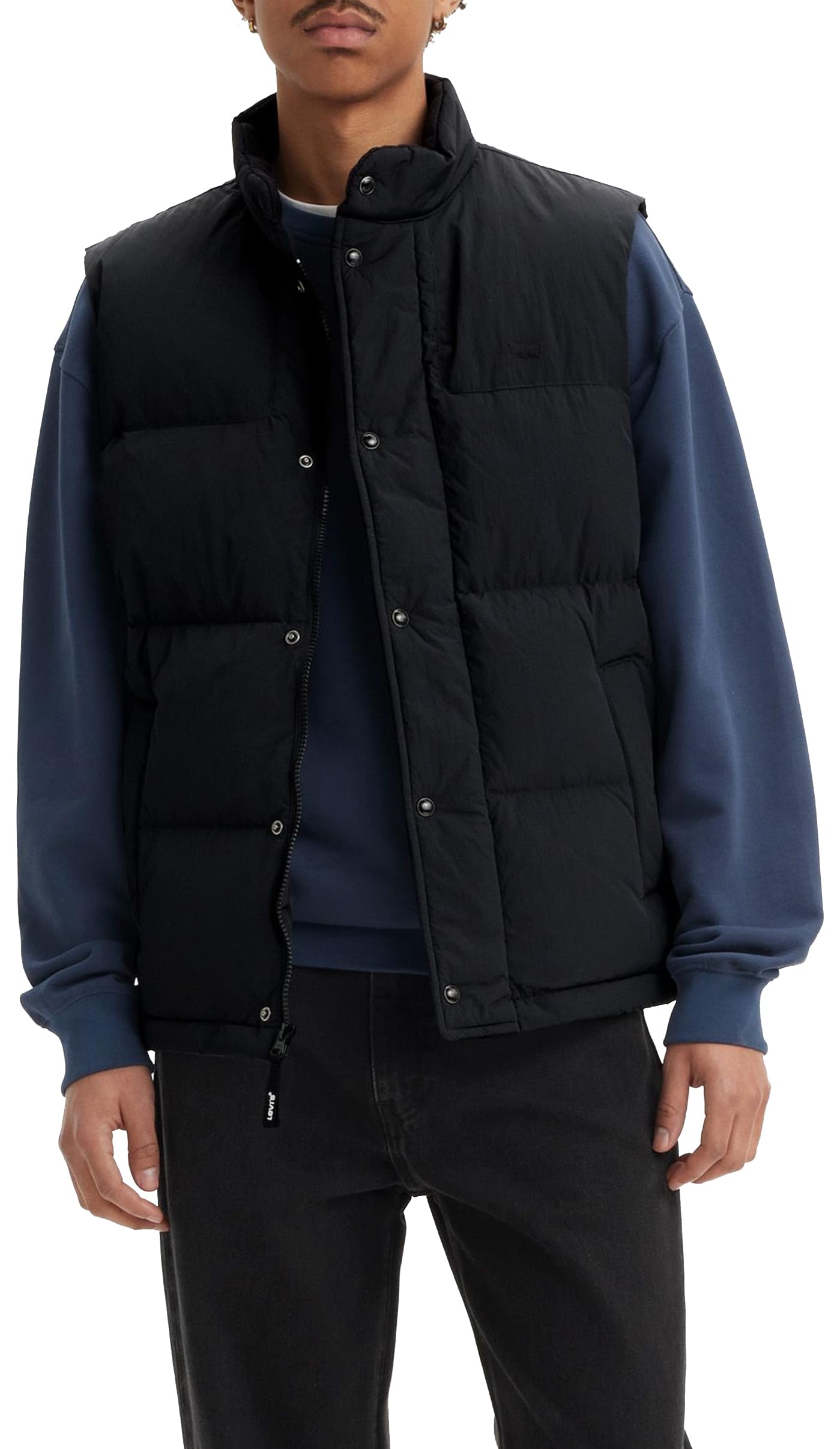 Levi's Men's Rockridge Vest, jet black, L