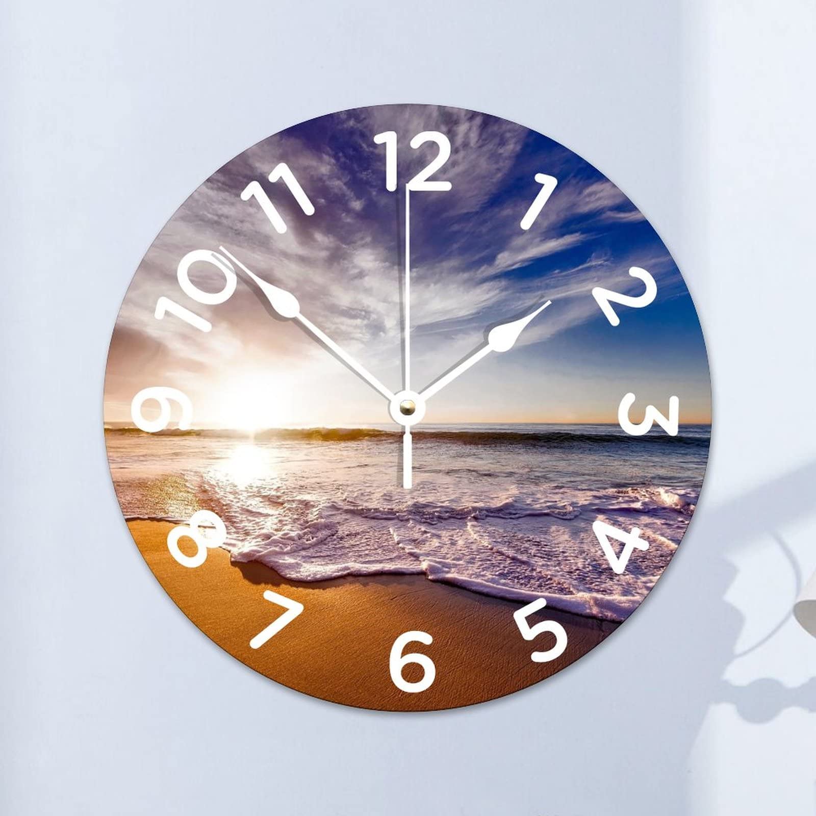 Horloge murale silencieuse sans tic-tac 38cm contre le bruit