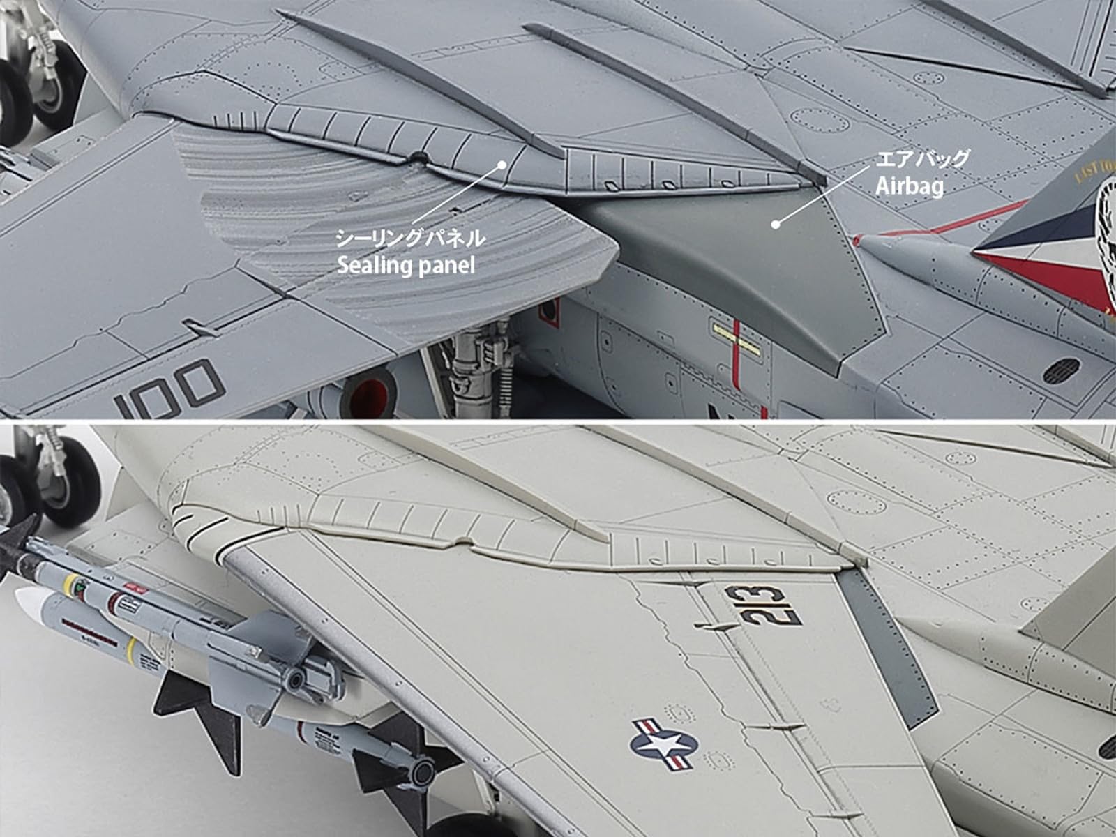 Tamiya 60795 1:72 Grumman F-14D Tomcat - originalgetreue Nachbildung, Plastik Bausatz, Basteln, Modellbausatz, Zusammenbauen, unlackiert, Modellbau, 1:72, Militärbausatz, unbunt