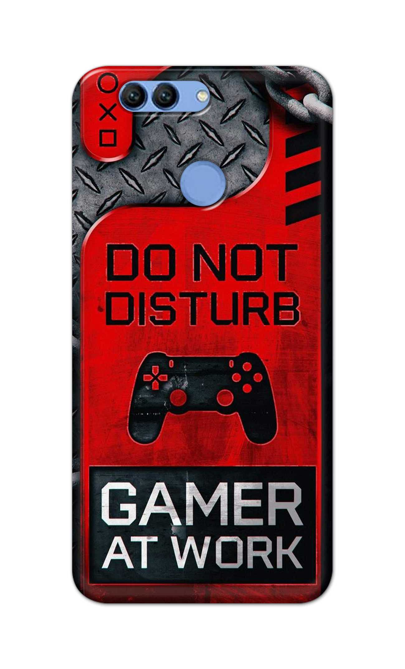 MaroraCases Gamer At Work Gaming Printed Designer Hard Back Case Cover for Huawei Nova 2 Plus, BAC-L03, BAC-L21, BAC-L23 -(LU) MRR2007