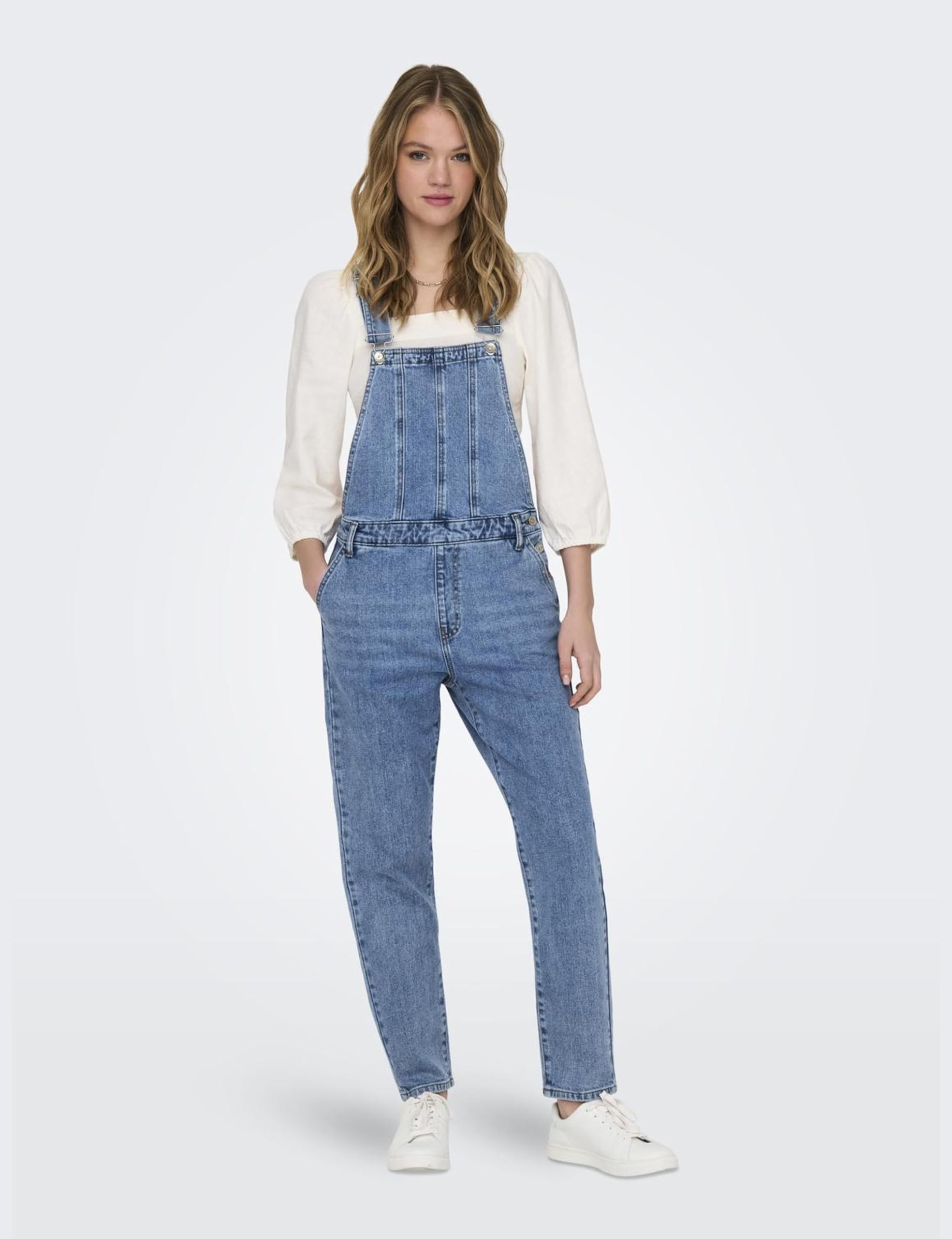 ONLY Onlpercy Overall Dnm Mae06 Noos Mono Mujer (Pack de 1)