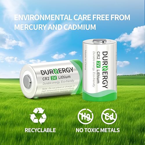 Miniatura 6 de Batería CR2, batería de litio CR2 de 3 V, paquete de 10 baterías CR2 para batería de telémetro