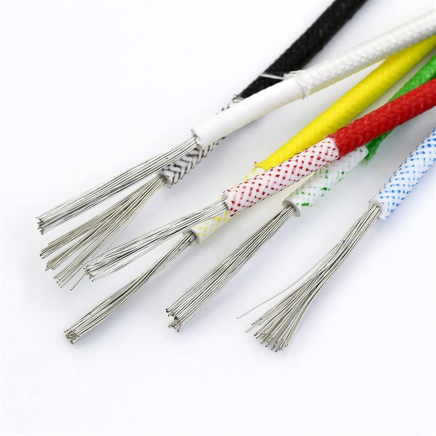 Cables flexibles, cables eléctricos trenzados, cables de silicona de un solo núcleo