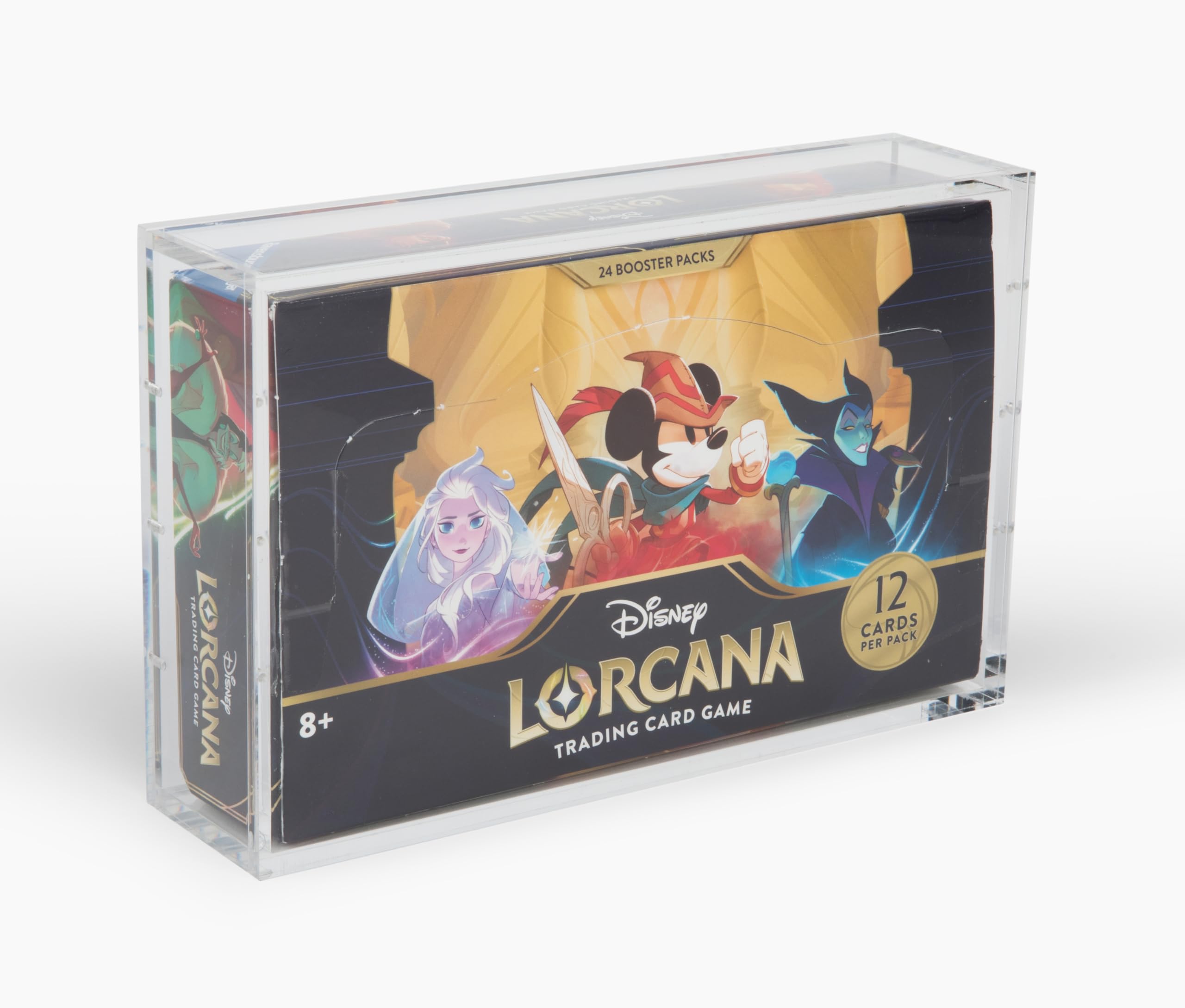 Premium UV-Protected Clear Acrylic Display Case for Disney Lorcana TCG Chapter Booster Box