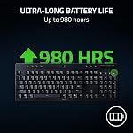 Razer BlackWidow V4 Low Profile HyperSpeed Wireless Gaming Keyboard: Yellow Mechanical Switches - 2.4GHz Wireless & Bluetooth - Multi-Function Roller - 11 Control Buttons - Long Battery Life