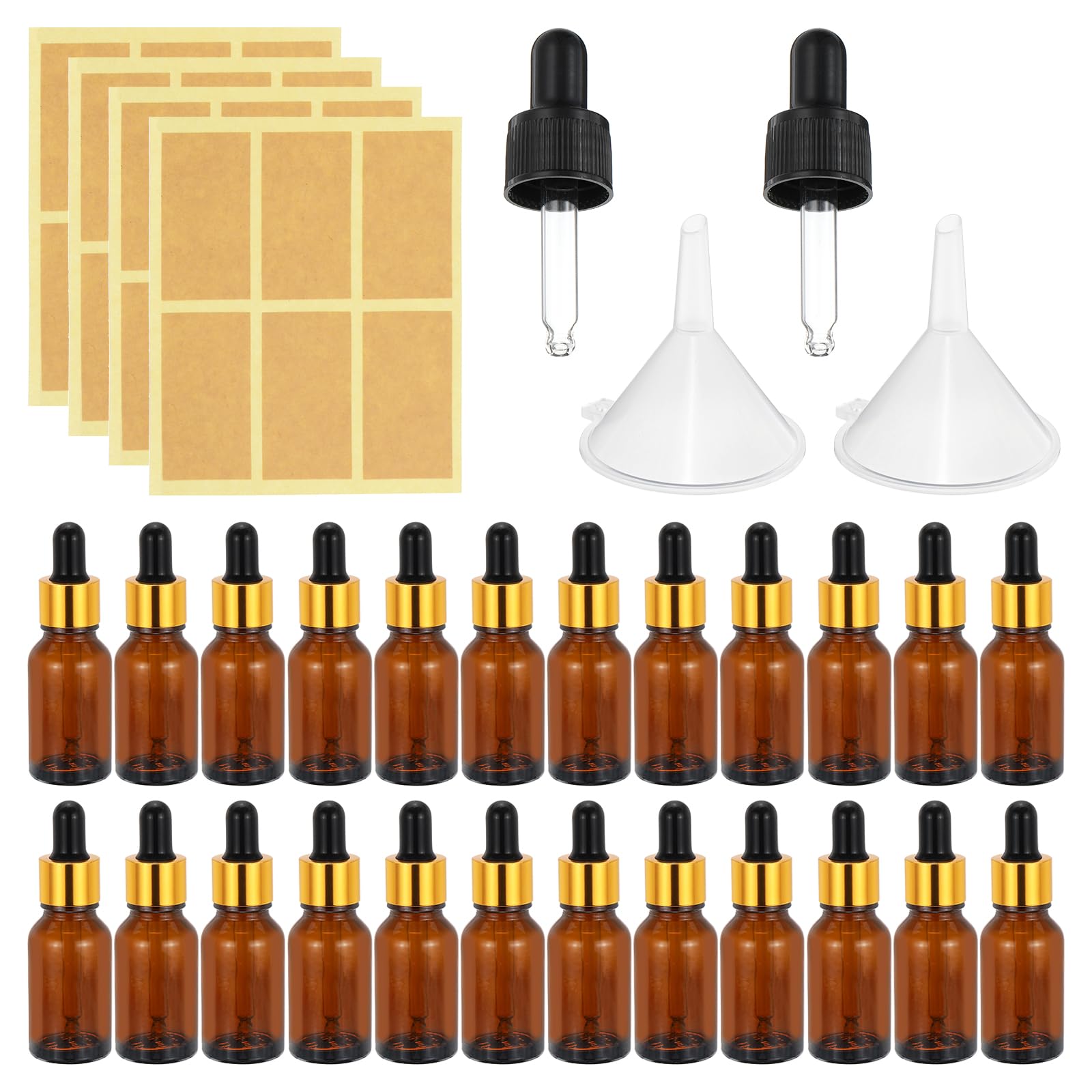 Flacon compte-gouttes en verre de 15ml hermétique pour protéger vos liquides