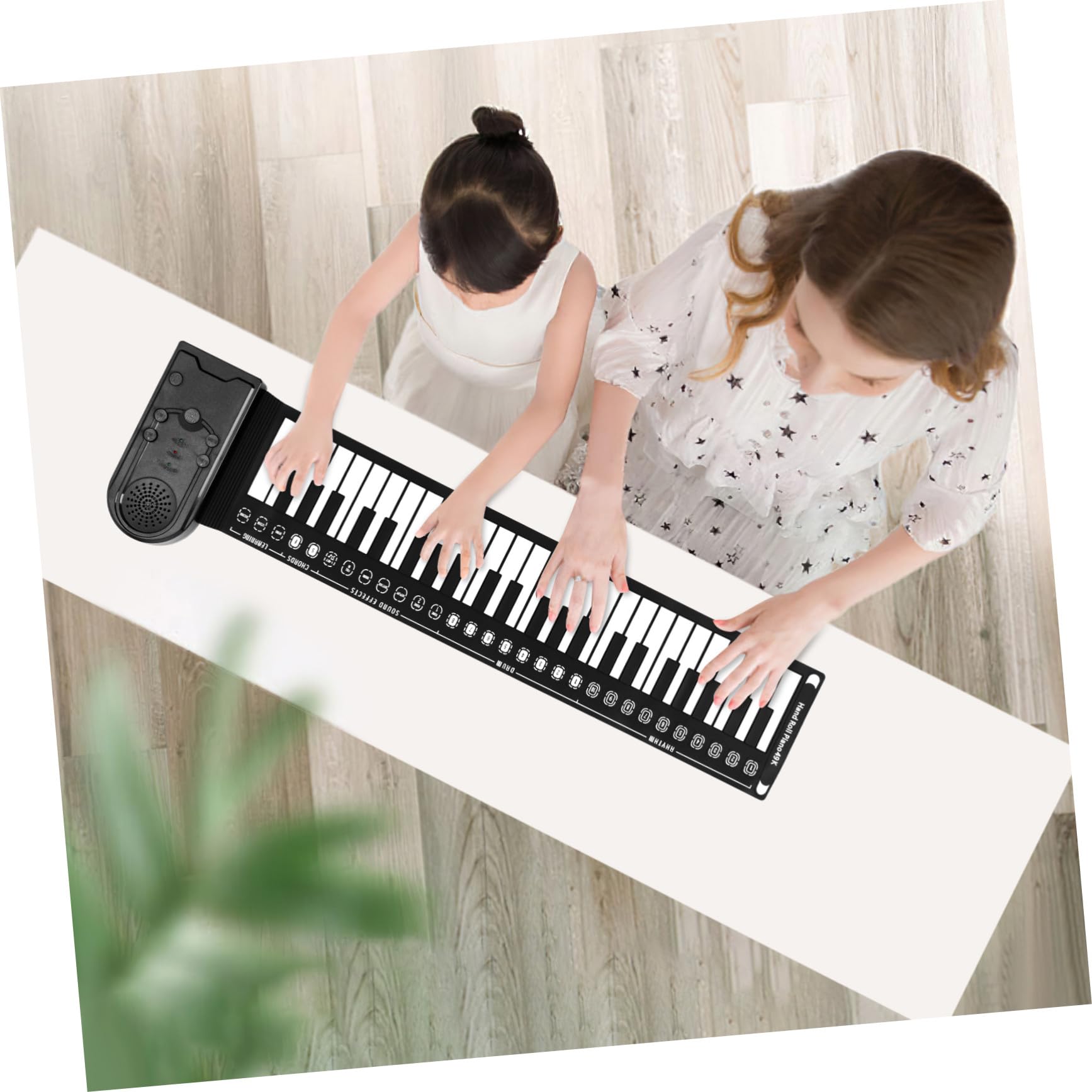 Pianoforte Digitale Portatile a 49 Tasti in Silicone Funzione di Registrazione e Riproduzione, Tastiera Pieghevole e Cavo USB per Principianti e Ragazzo Ragazza