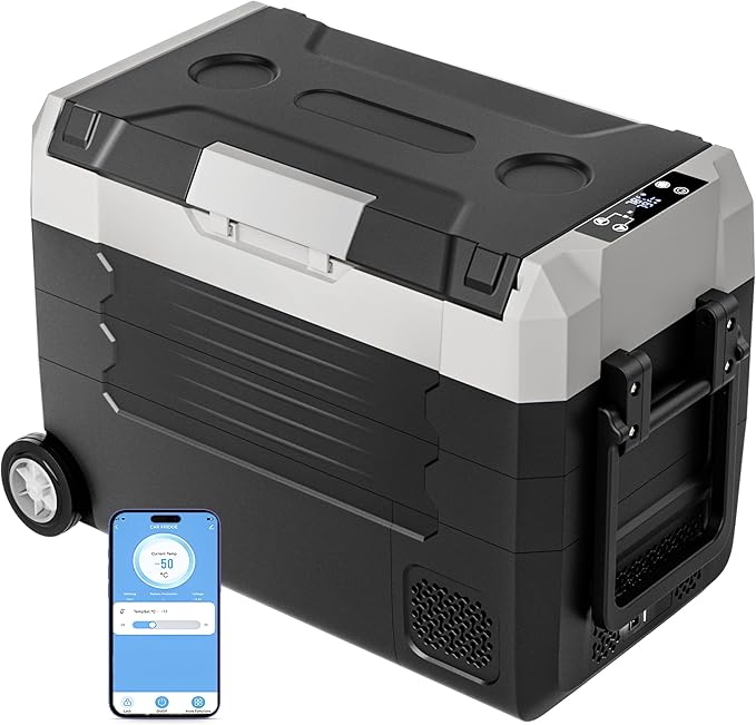 Shinylamp 53QT 12V Portable Fridge Review: The Smart Car Cooler That Works Anywhere