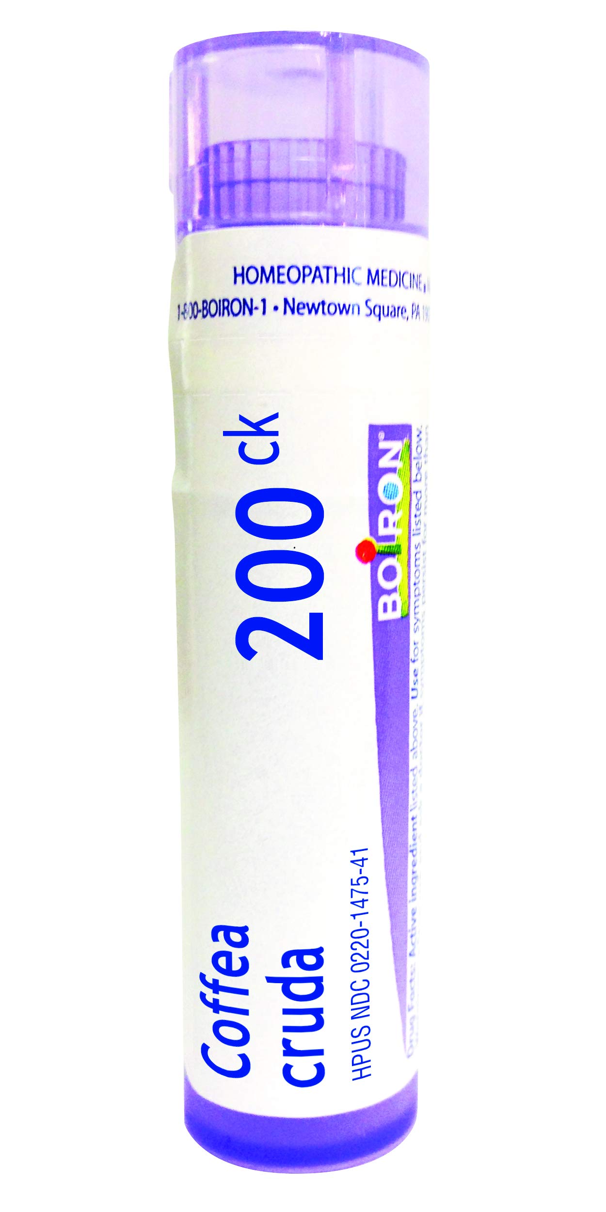 BoironCoffea Cruda 200ck Homeopathic Medicine for Sleeplessness with Mental Hyperactivity - Pack of 3 (240 Pellets)