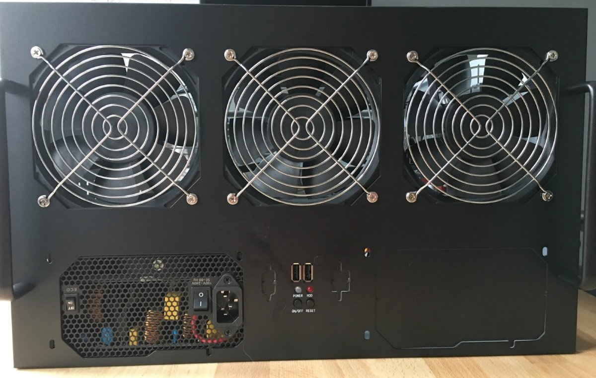 6/8 GPU Crypto Mining Server Case, Rackmount 6U