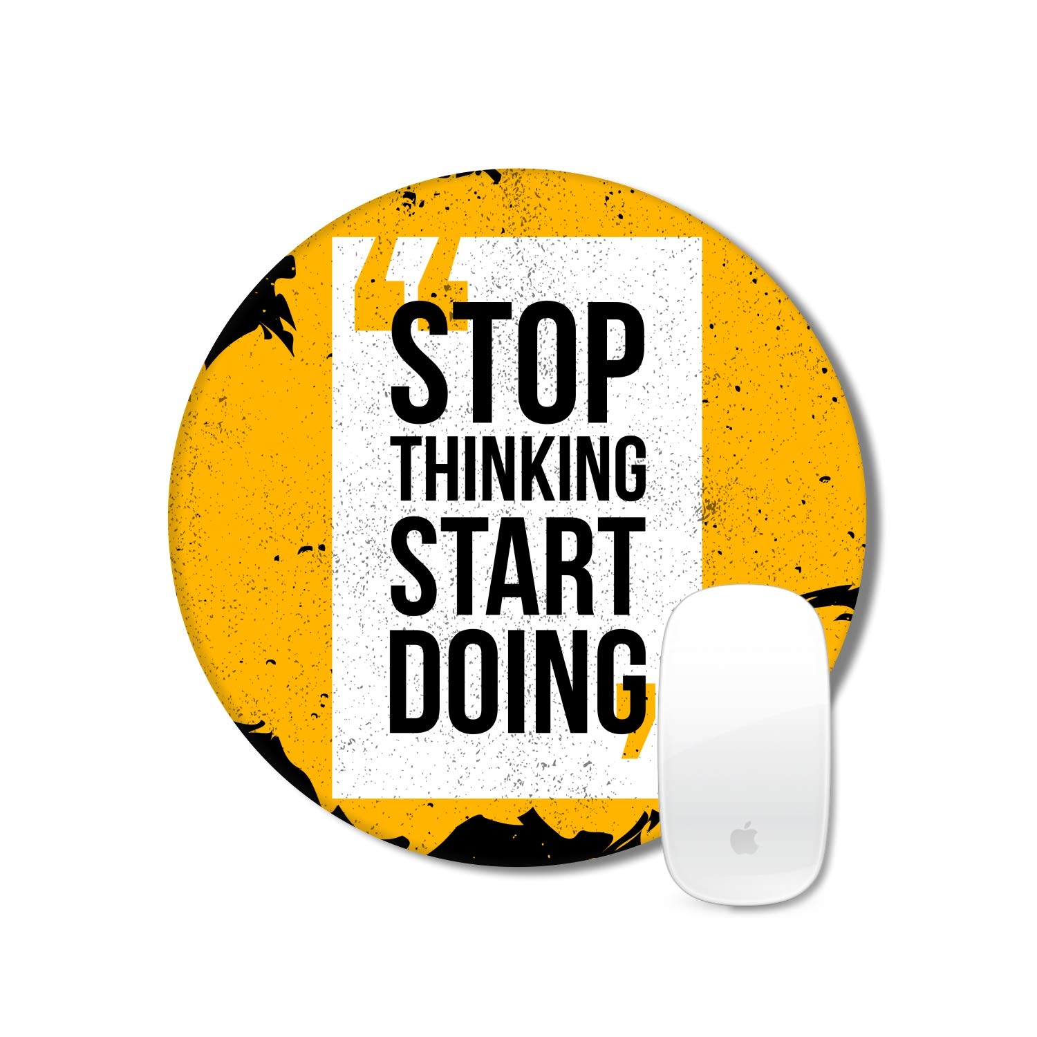 TheYaYaCafe New Year Christmas Gifts Motivational Quote Printed Round Mousepad for Computer, PC, Laptop - Stop Thinking Start Doing (B08HSB23FD) Amazon Price History, Amazon Price Tracker