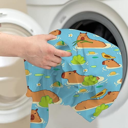 Miniatura 7 de Bonita manta de cabybara  Manta de regalo de cabybara  Manta de decoración del hogar para amantes de Capybara para todas las estaciones  Manta de