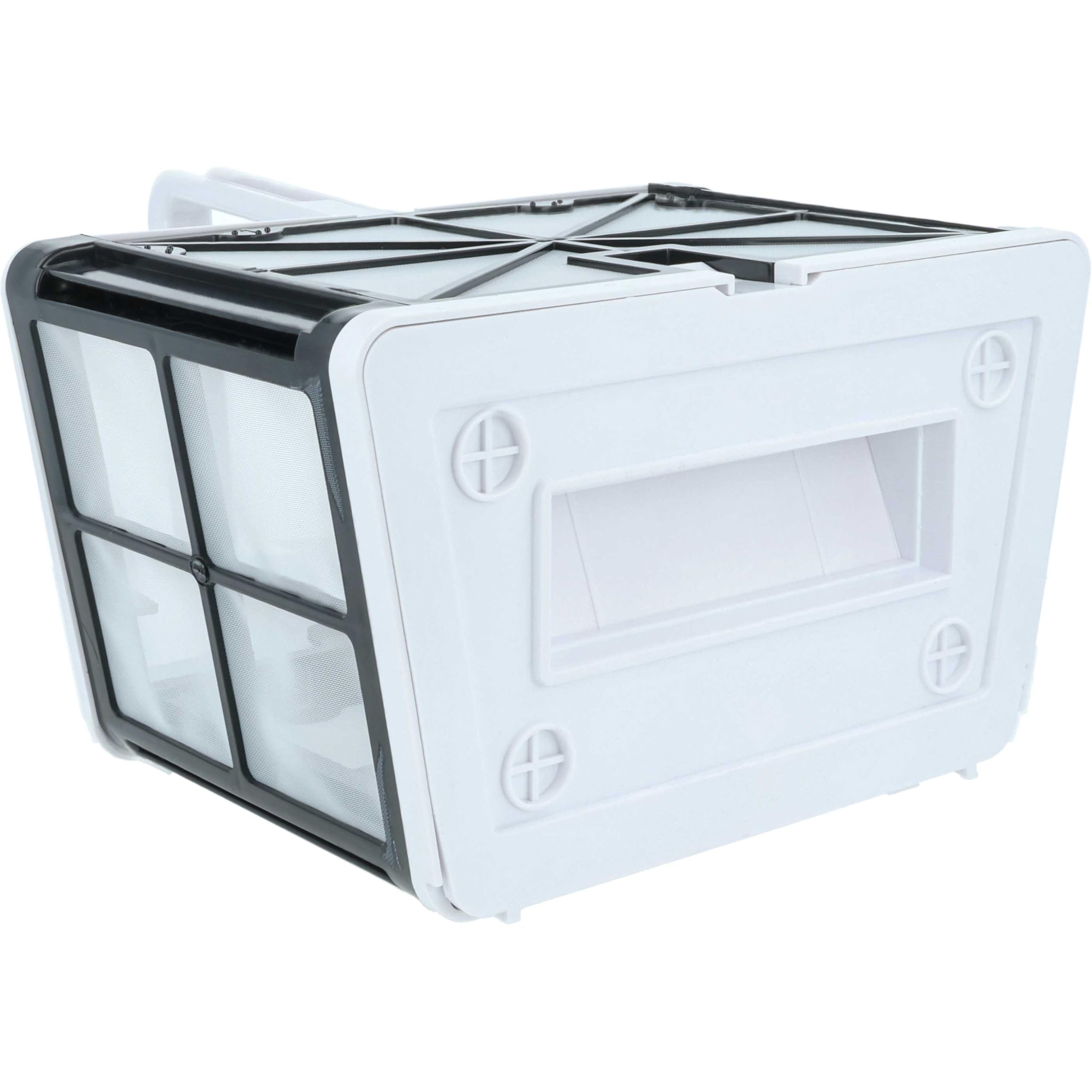 vhbw Filterkorb mit Motorschutz kompatibel mit Dolphin Classic Light Poolsauger, Poolroboter - 23,5 x 14,5 x 18 cm