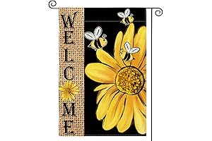 AVOIN colorlife 12x18 Inch Sunflower Yard Flag
