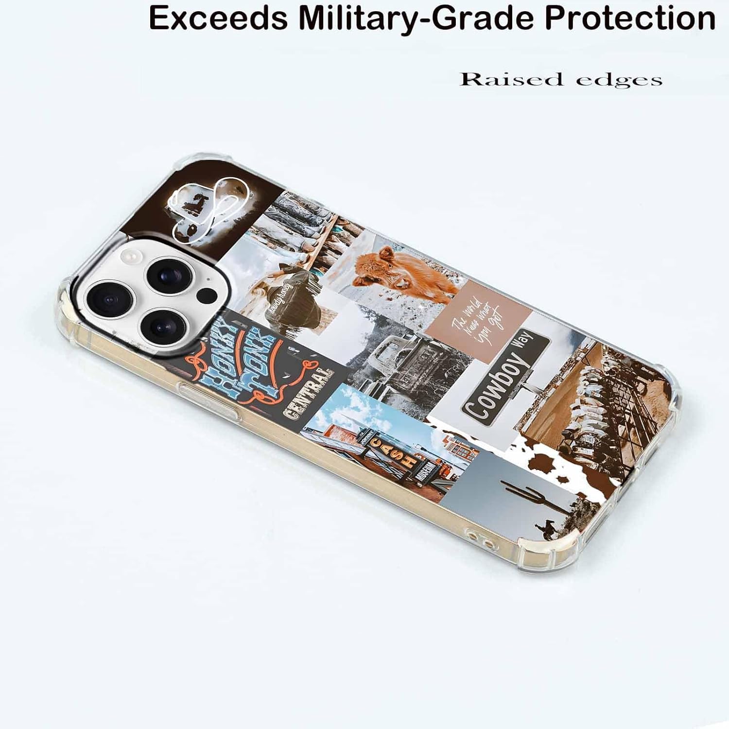Cowboy Cowgirl Case for iPhone 16 Pro Max, Western Natural Scenery for Women Men, Soft TPU Bumper, 6.9" - Image 5